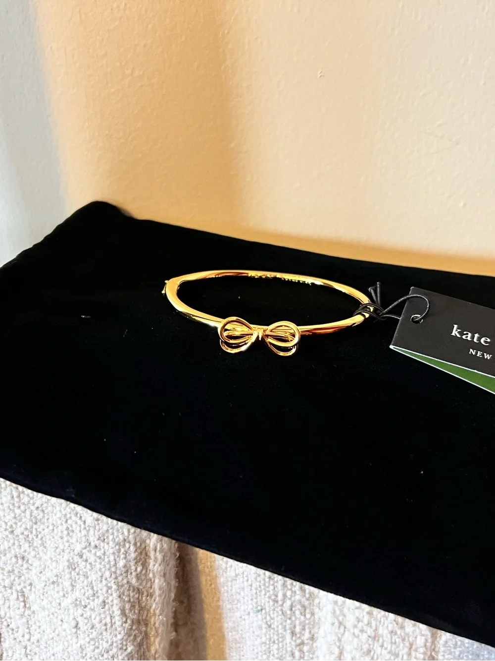 kate spade bow meets girl bangle bracelet NTW - Picture 3 of 6